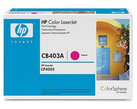 Картридж HP CB403A, CLJ 4005 Magenta, оригинал 7500 стр.