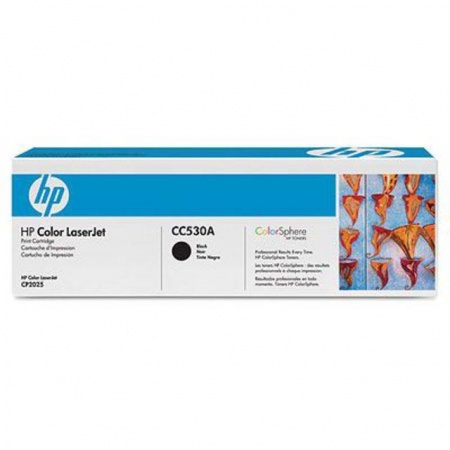 Картридж HP CC530A, СLJ СP2025/СМ2320, Black, оригинал 3 500 страниц