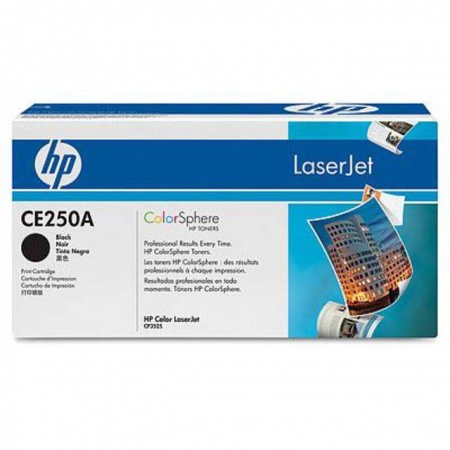 Картридж HP CE250A, CLJ 3525/3530, Black, оригинал 5000 стр.