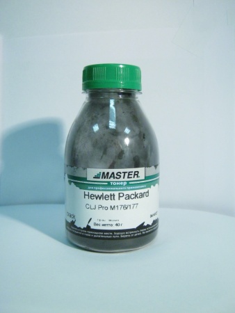 Тонер HP CLJ M176/M177/M252/M277 (Master), черный 40 гр.