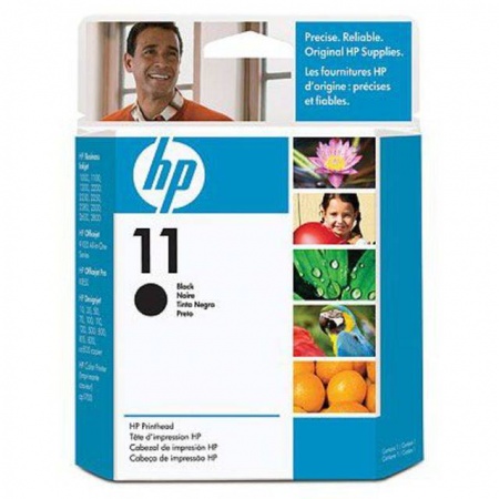 Картридж HP C4810A, DesignJet 100/500/800/815 Black, оригинал (печат. головка) (№11)