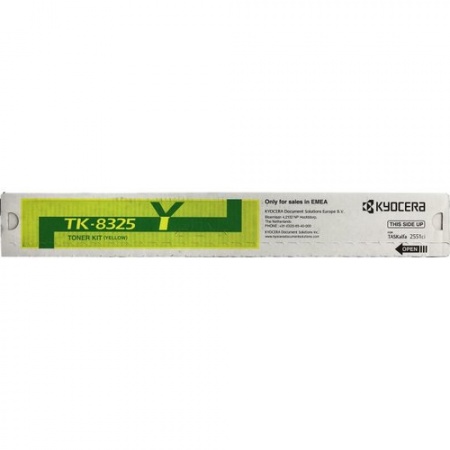 Тонер-картридж Kyocera TASKalfa 2551ci (TK-8325Y) 12 000 стр., жёлтый, оригинал