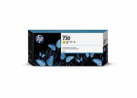 Картридж HP P2V70A DesignJet T1600/T1700/T2600, 300 мл., жёлтый ,оригинал, HP 730