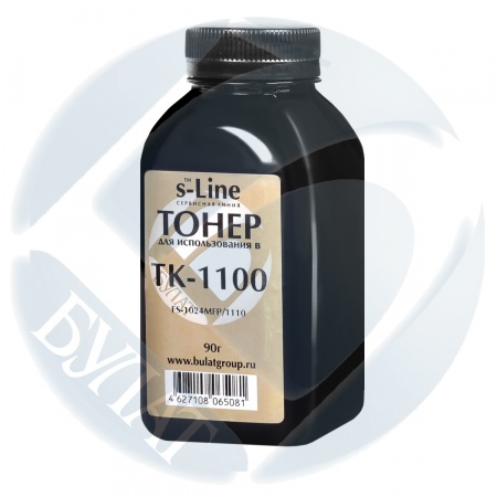 Тонер Kyocera FS-1024MFP/1124MFP/1110 (TK-1100) БУЛАТ s-Line, 90 гр/банка