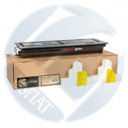 Тонер-картридж Kyocera TASKalfa 180/220/221 (TK-435) 15 000 стр. (+чип), БУЛАТ s-Line