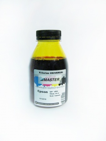 Чернила для СНПЧ Epson R-Series Universal (R200/R270/290/390/RX590/1410), 250 мл. (yellow) Master (срок годности истек)