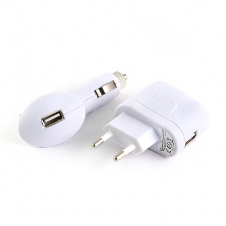 Набор зарядных устройств Gembird/Cablexpert USB-AF 1A (MP3A-UC-AC4)