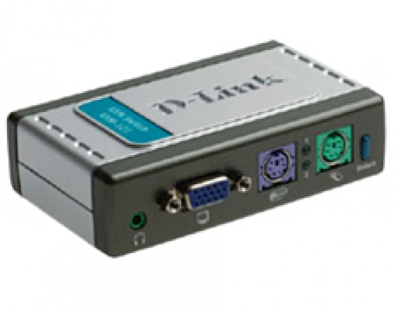 Переключатель на 2 компьютера <D-Link KVM-121> PS/2