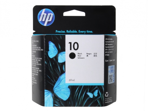 Картридж HP C4844A, DesignJet 100/500/1700/2000/2500 Black, оригинал (№10)