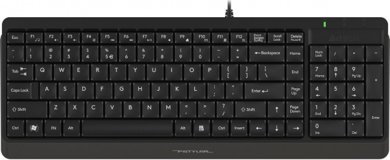 Клавиатура проводная A4Tech Fstyler FK15 (USB, черный) FK15 BLACK