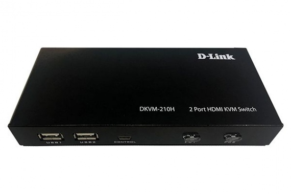 Переключатель на 2 компьютера (D-Link DKVM-210H/A1A) USB