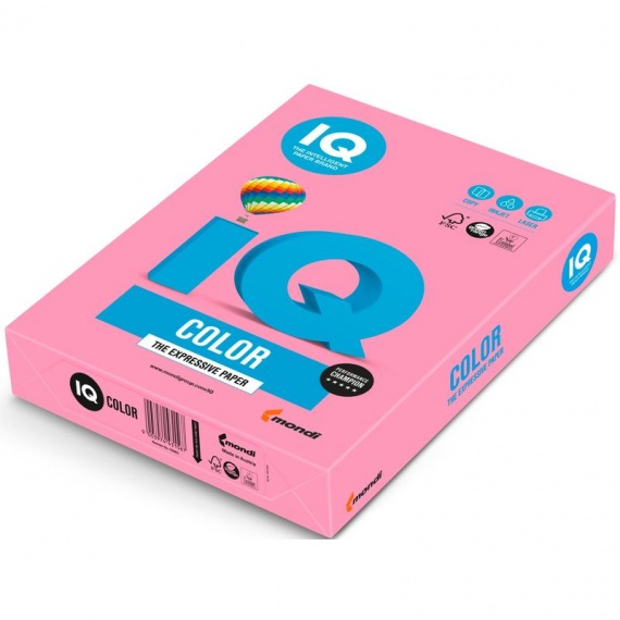 Бумага А4 80 гр/м2, IQ/Color 500 лист. (PI25) Розовый