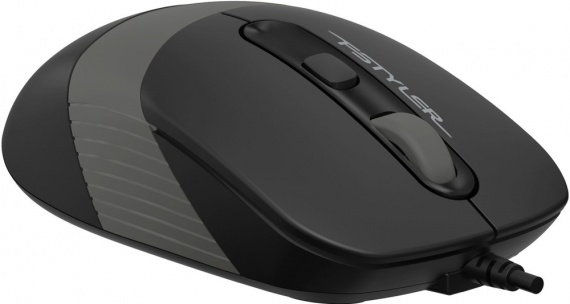 Мышь проводная A4Tech Fstyler FM10T USB 1600dpi, 1.5 м, оптическая, черный/серый (4but)