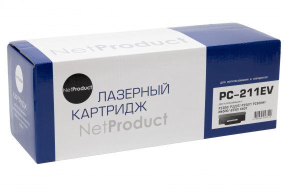 Картридж Pantum PC-211EV для Р2200/Р2207/P2500/M6500/M6550/M6600 (1600стр.) совм.,NetProduct