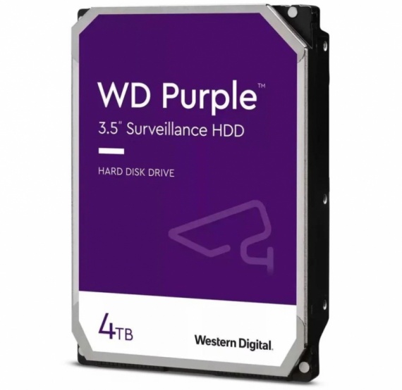 Жесткий диск 4Tb Western Digital Purple (WD43PURZ) SATA 6Gbit/s, 5400 rpm, 256Mb /3.5