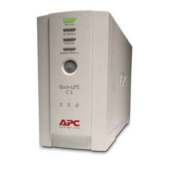 Источник бесперебойного питания APC Back-UPS BK350EI 210Вт 350ВА белый