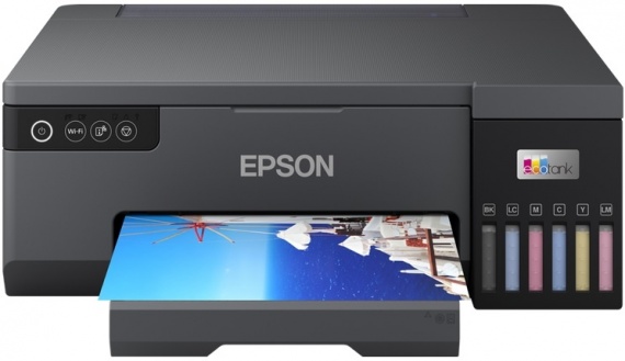 Принтер Epson L8050 (А4, 6 цв., ч/б - 8 стр./мин., цвет -.8 стр./мин., 5760x1440 dpi., USB, Wi-Fi) C11CK37402