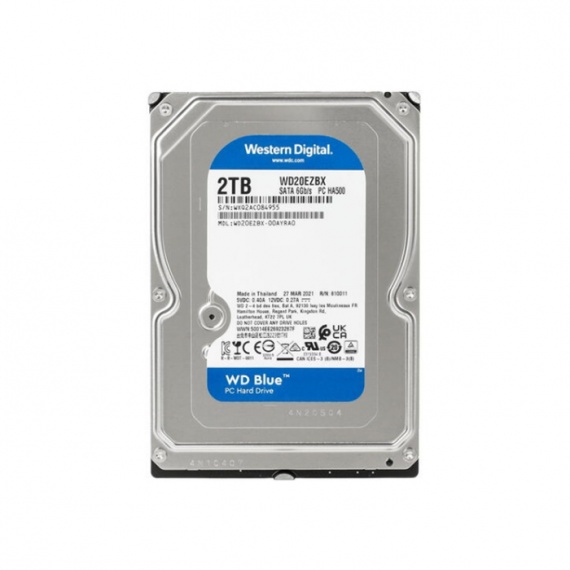 Жесткий диск 2Tb Western Digital <WD20EZBX> Blue Desktop SATA 6Gbit/s, 7200rpm, 256Mb /3.5