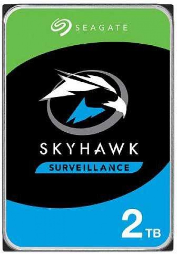 Жесткий диск 2Tb SEAGATE (ST2000VX015) SkyHawk, SATA 6Gbit/s, 5400 rpm, 256Mb /3.5