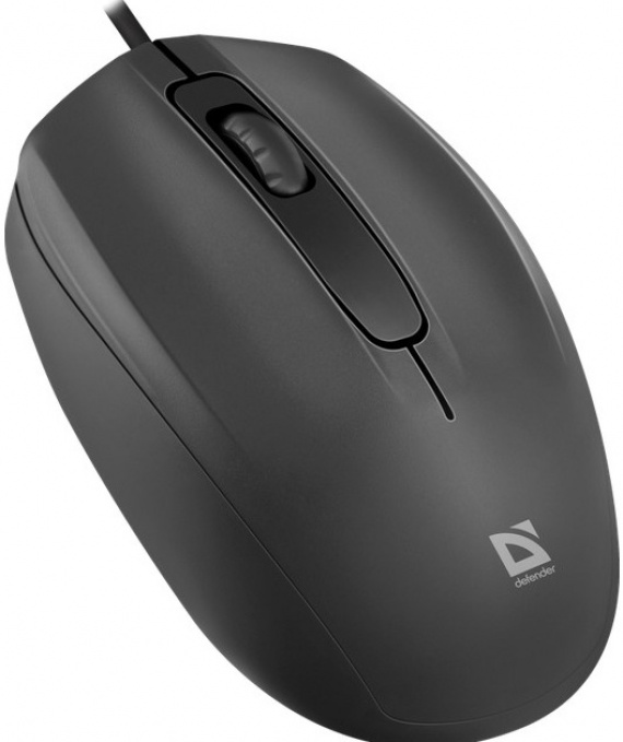 Мышь проводная Defender Alpha MB-507 (USB, 1000 dpi, 1.8 м, оптическая, Black) 52507
