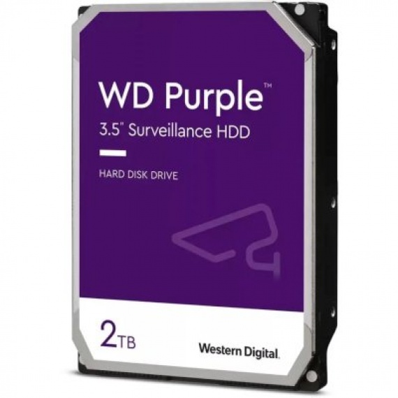 Жесткий диск WD SATA-III 2Tb Purple (5400rpm) 64Mb 3.5