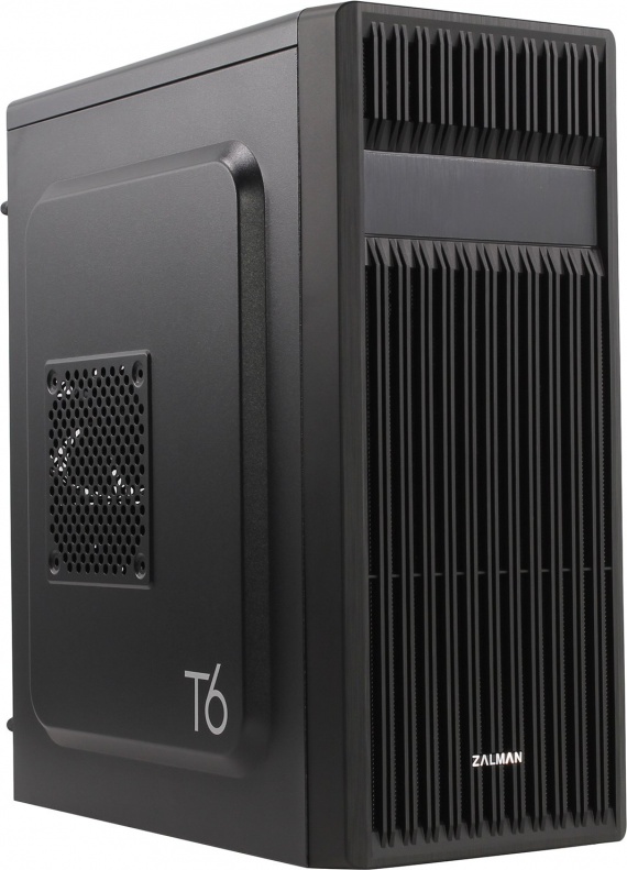 Корпус ZALMAN T6, без БП, черный, mATX