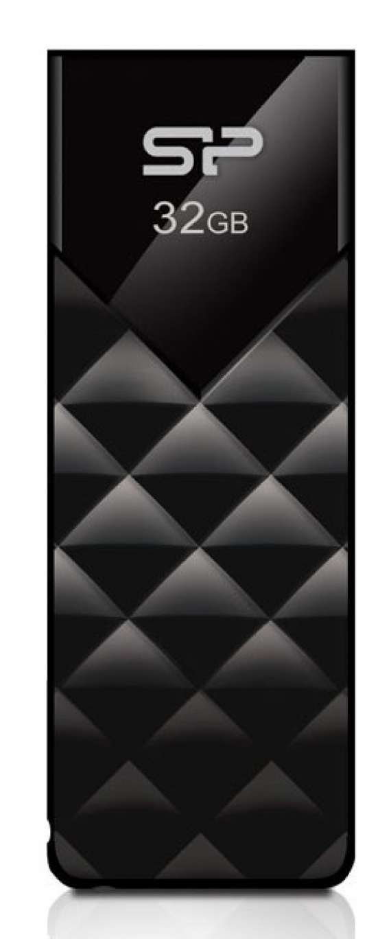 Память Flash Drive 32Gb USB 2.0 Silicon Power Ultima U03 (SP032GBUF2U03V1K) черный