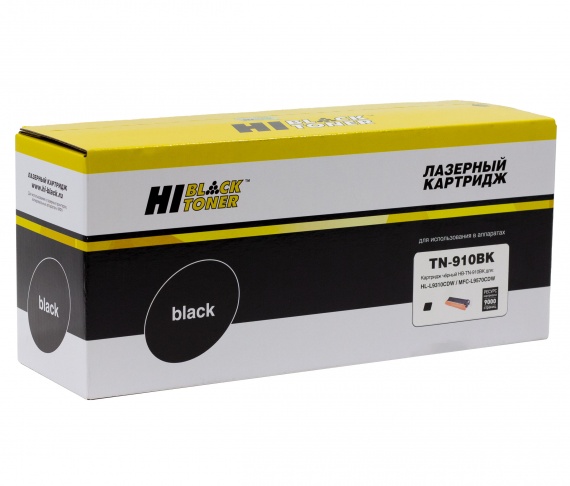 Картридж Brother HL-L9310CDW/MFC L9570CDW (TN-910BK), 9000 стр.,Black, Hi-Black