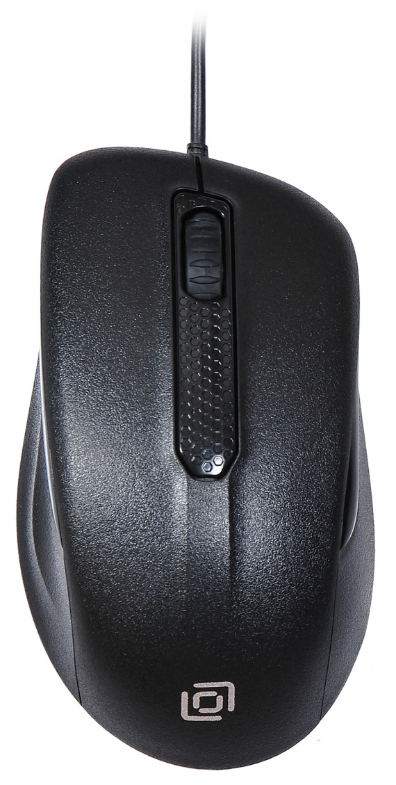 Мышь проводная Оклик 175M USB, 1000 dpi, 1.5м, черный