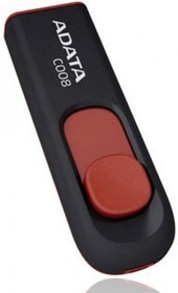 Память Flash Drive 32Gb USB 2.0 A-DATA C008 (AC008-32G-RKD) красный/черный