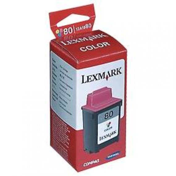 Картридж Lexmark 12А1980, 5000/7000/7200/Z11 Color, оригинал №80