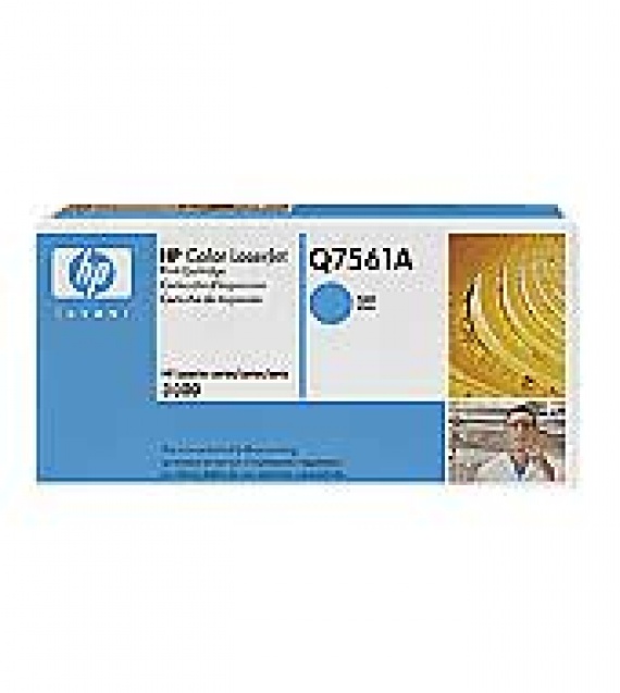 Картридж HP Q7561A, CLJ 2700/3000 Cyan, оригинал 3500 стр.