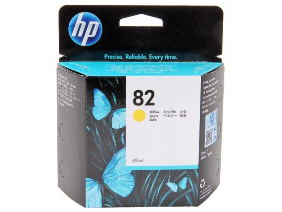 Картридж HP C4913A, DesignJet 500/800/815 Yellow, оригинал (№82)