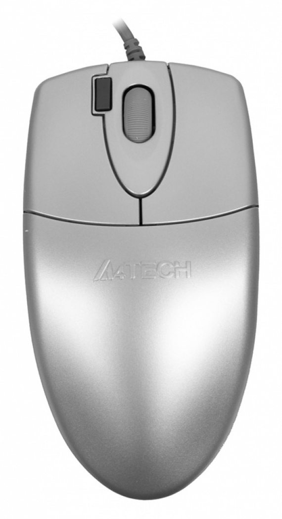 Мышь проводная A4Tech OP-620D USB, 1000 dpi, 1.1м, Silver