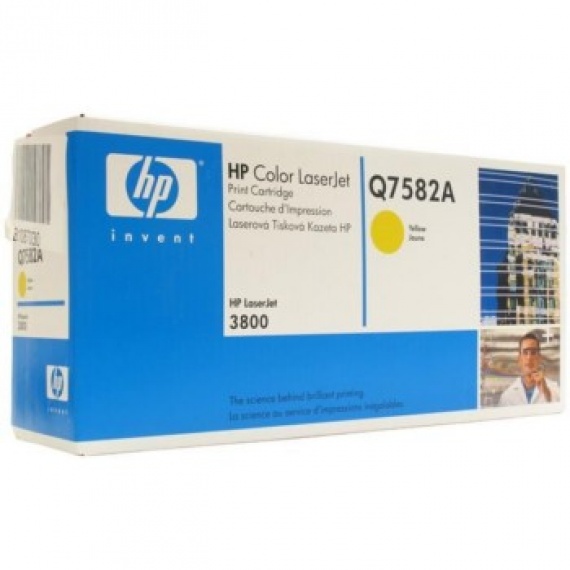 Картридж HP Q7582A, LJ 503A Yellow оригинал на 6000 страниц