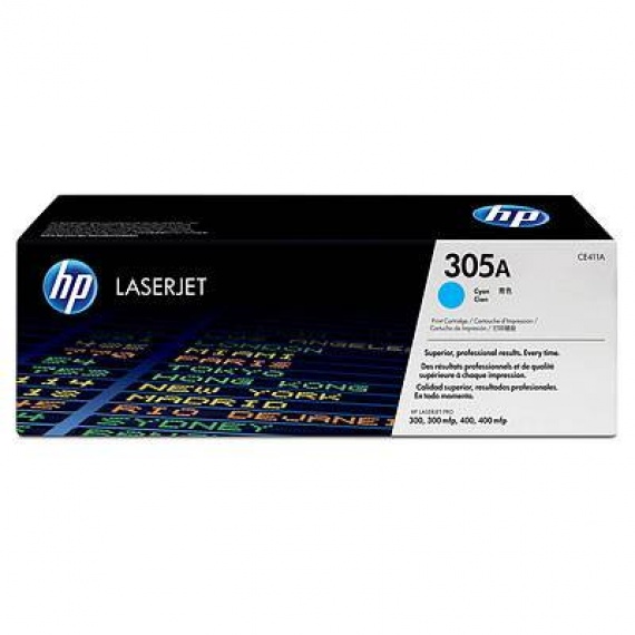 Картридж HP CE411A, СLJ Pro M351/M375/M451/M475, Cyan, оригинал 2600 стр.