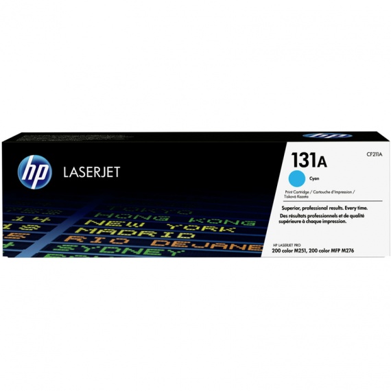 Картридж HP CF211A, LaserJet Pro 200 M251/MFP M276, голубой, оригинал 1800 стр.