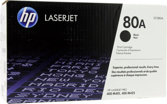 Картридж HP CF280A, LJ Pro 400 M401/Pro 400 MFP M425, черный, оригинал 2700 стр.