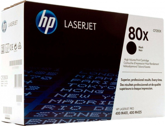 Картридж HP CF280X, LJ Pro 400 M401/Pro 400 MFP M425, черный, оригинал 6900 стр.