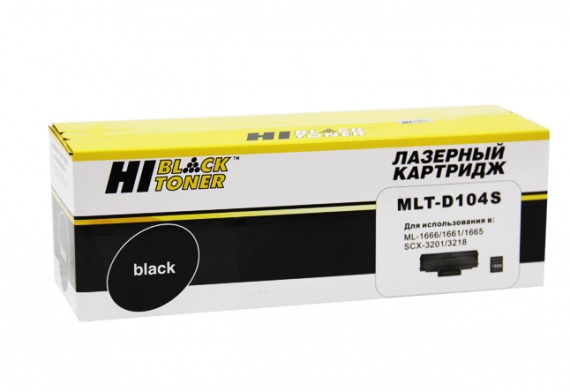 Картридж Samsung ML-1660/1665/SCX-3200/3205 (MLT-D104S), 1 500 копий, совместимый, Hi-Black