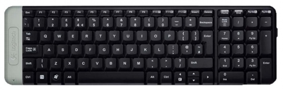 Клавиатура беспроводная Logitech K230 /920-003348/ <USB, 10 м, Black>