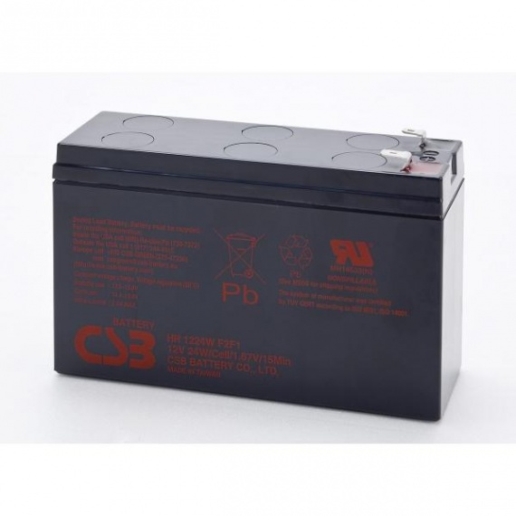 Аккумулятор 12V-6Ah CSB HR1224W (ДхШхВ 151х51х98мм) 2.06 кг
