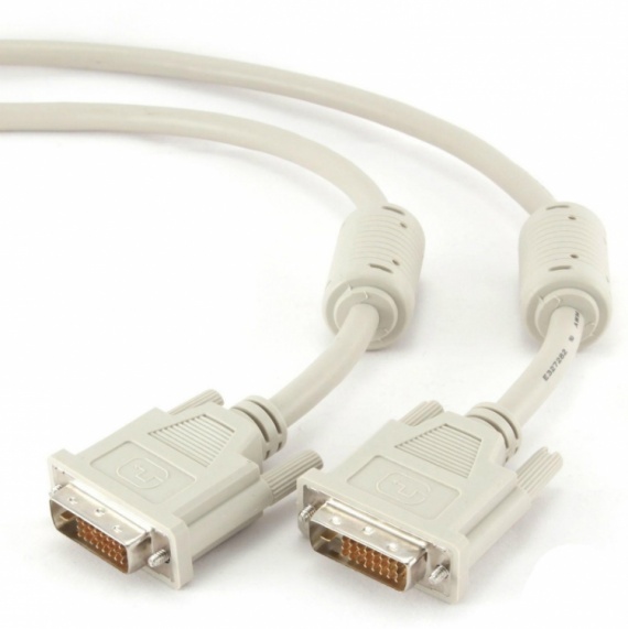 Кабель DVI-D Gembird/Cablexpert 4.5 м, 25M/25M экран, феррит.кольца (CC-DVI2-15)