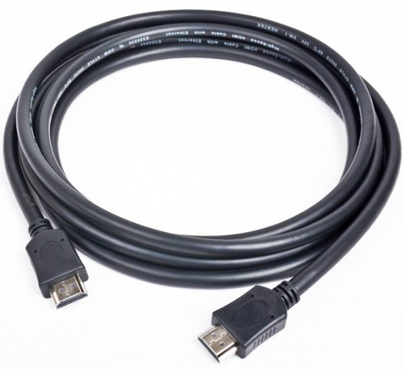 Кабель HDMI Gembird/Cablexpert 3 м, 19M/19M v2.0 позол.разъемы, экран (CC-HDMI4-10) черный