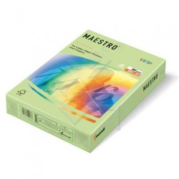 Бумага А4 80 гр/м2, Master/Color (MG28) Medium Green, 500 лист.
