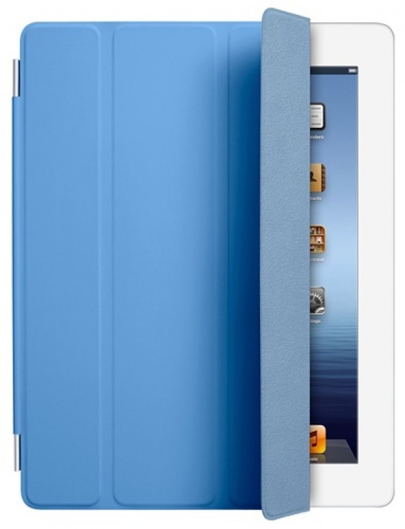 Чехол Apple для iPad Smart Cover Blue полиуретан и микрофибра MD310ZM/A