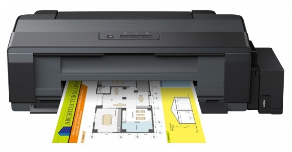 Принтер Epson L1300 (А3+, 4 цв., ч/б - 15 стр./мин., цвет - 5.5 стр./мин., 5760 х 1440 dpi., USB)