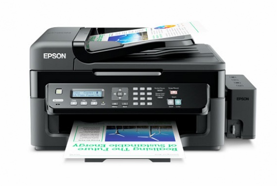 МФУ Epson L550 (A4, стр.принтер+копир+сканер+факс, 4 цв, 33/15 стр/мин, 5760х1440dpi, ADF 30листов USB 2.0, )