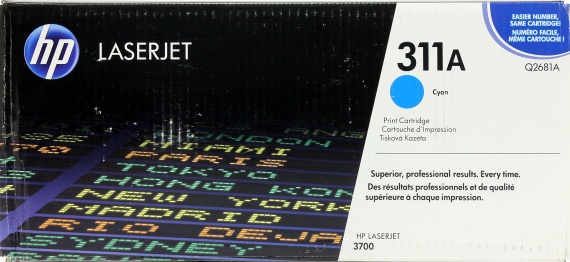 Картридж HP Q2681A, CLJ 3700 Cyan, оригинал 6000 страниц