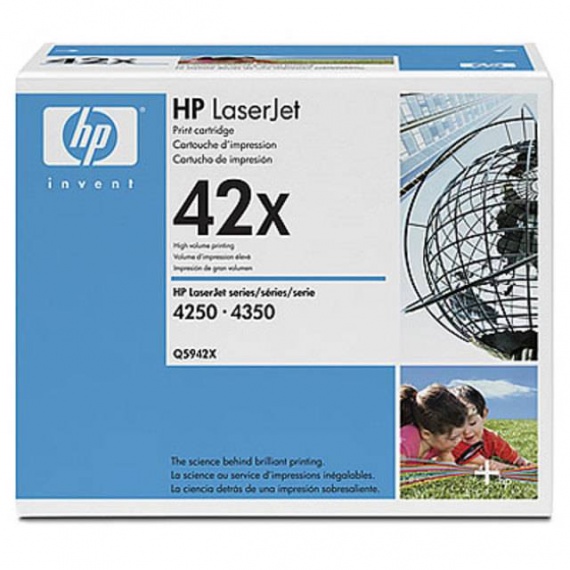 Картридж HP Q5942XD, LJ 4250/4350 Black, оригинал 20 000 копий (двойная упаковка)